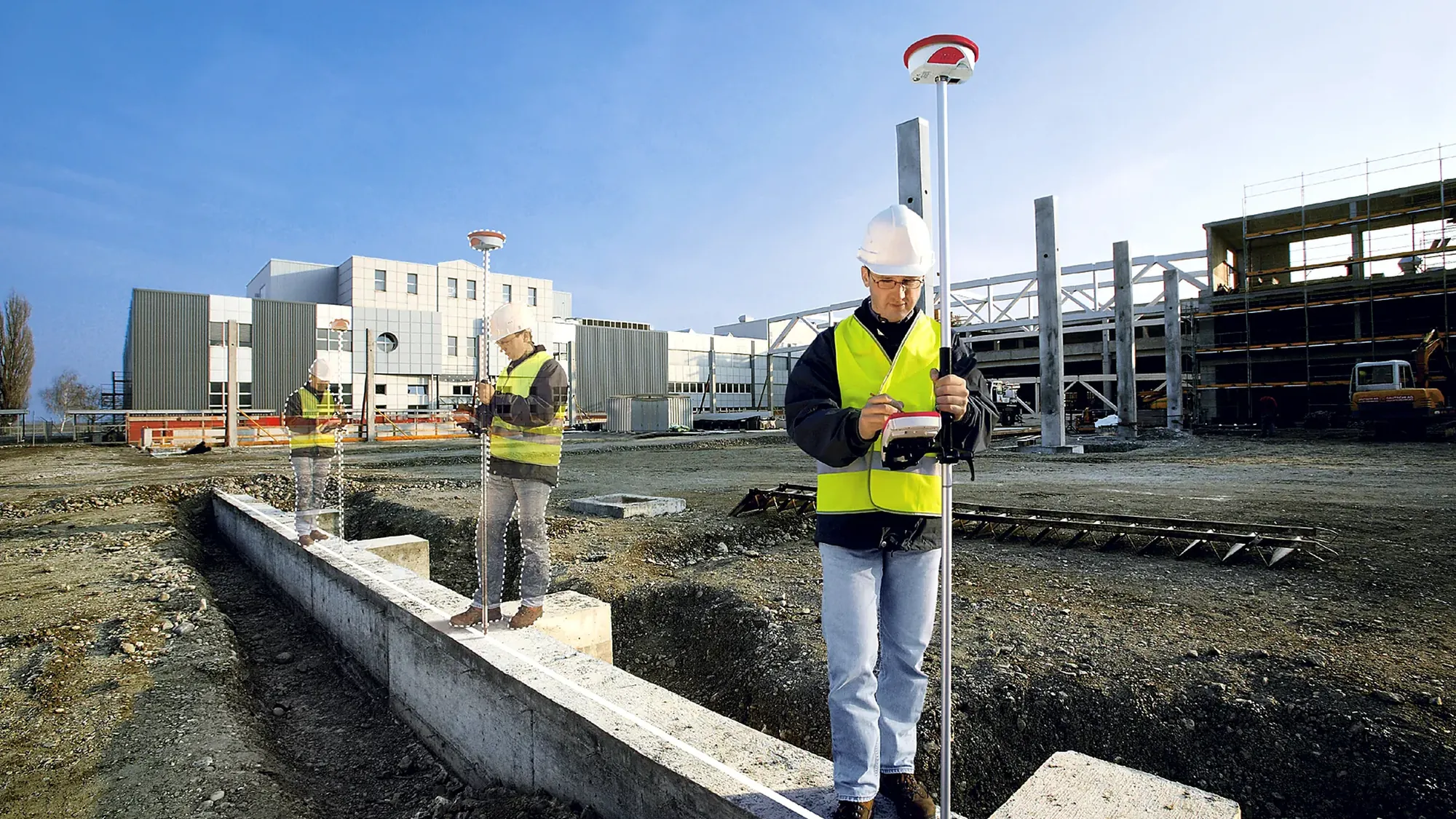 GNSS survey on site